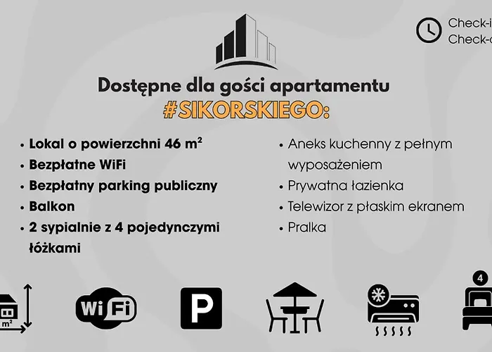 Apartmán #sikorskiego Fv Parking Balkon By Okazja Rzeszów